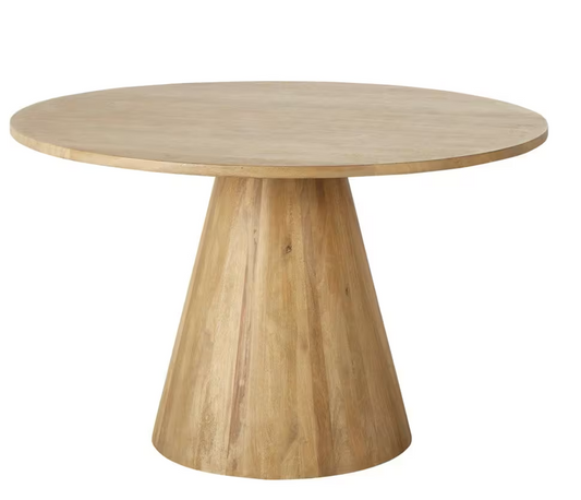 Dinning Table - Round Mango with Conical Base
