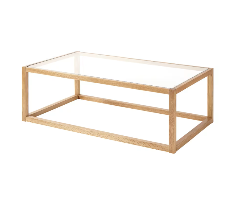 Wood Glass Coffee Table / Center Table / Sofa Table