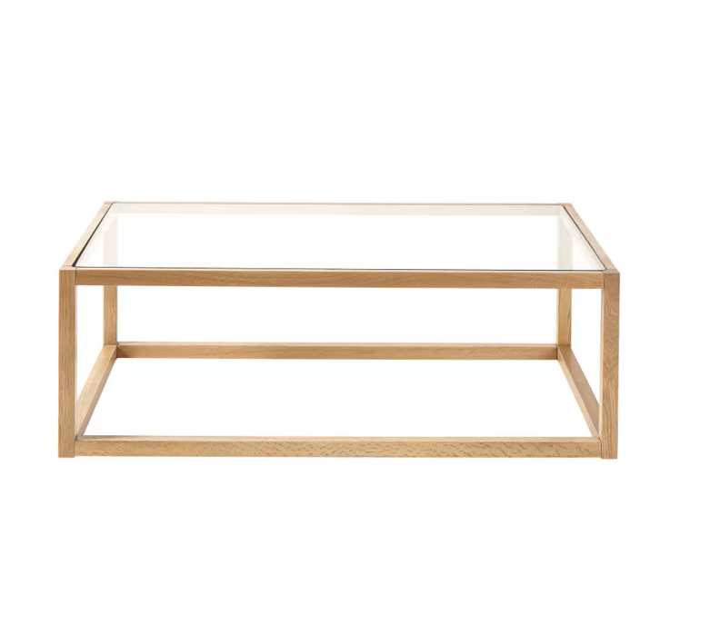 Wood Glass Coffee Table / Center Table / Sofa Table