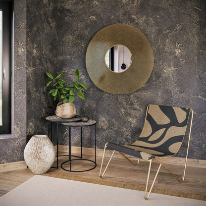 Printed Fabric Lounge chair