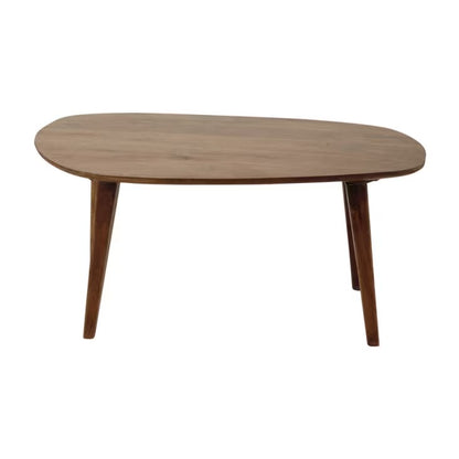 Wooden Coffee table / Sofa table / Center Table - Oval Shape